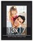13x17 Frame with Mat - Black 15x19 Frame Wood Made to Display Print or Poster Measuring 13 x 17 Inches with Black Photo Mat